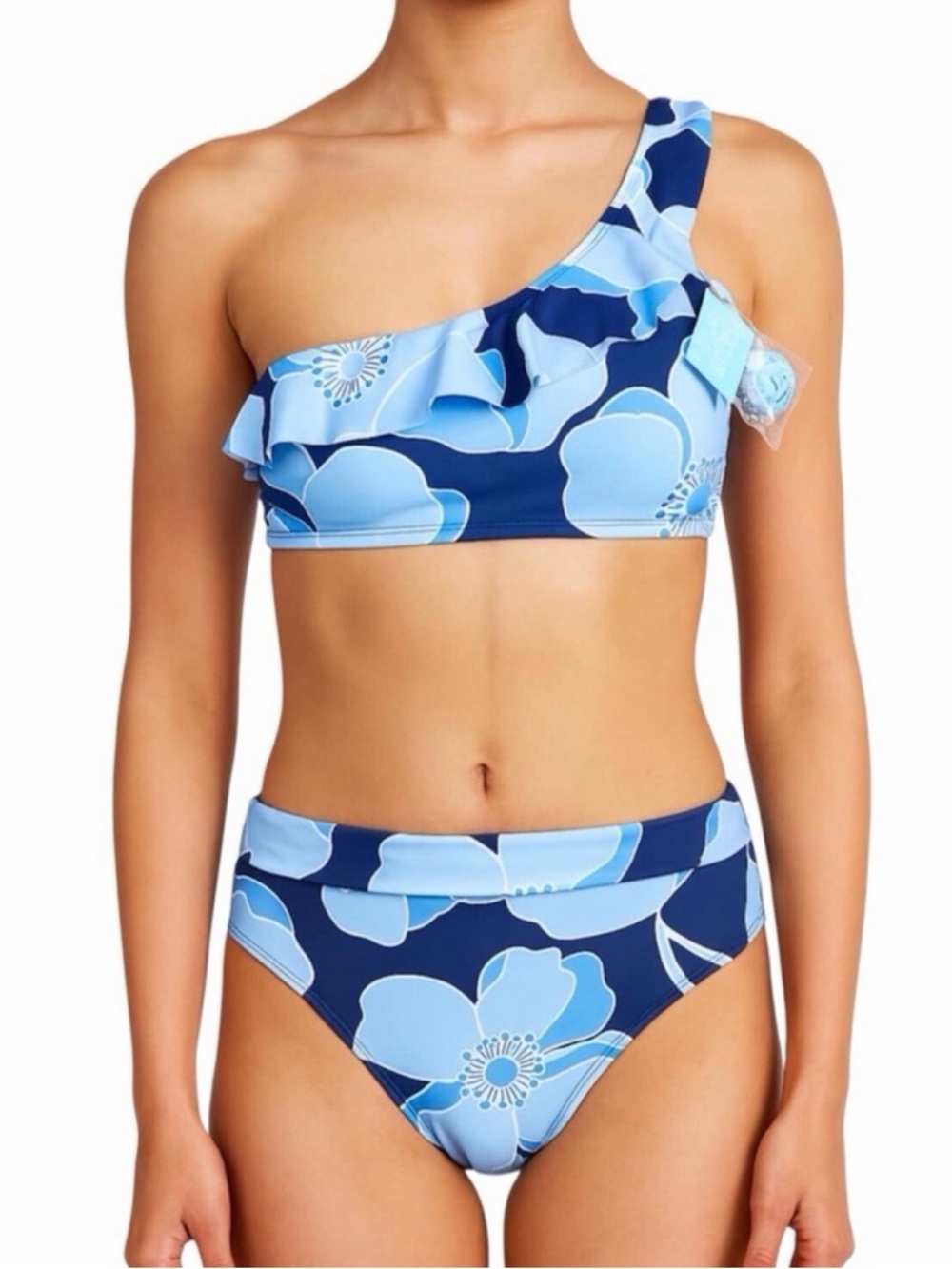 Draper James One-Shoulder Floral Bikini NWT